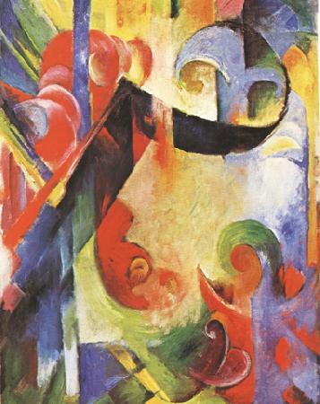 Franz Marc Broken Forms (mk34) oil painting image